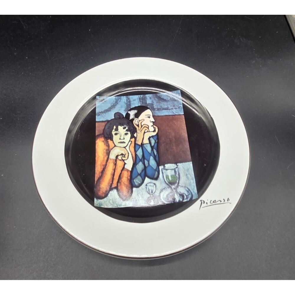Masterpiece Edition 8” Salad Plate Picasso Living Arlequin et sa Compagne 1901